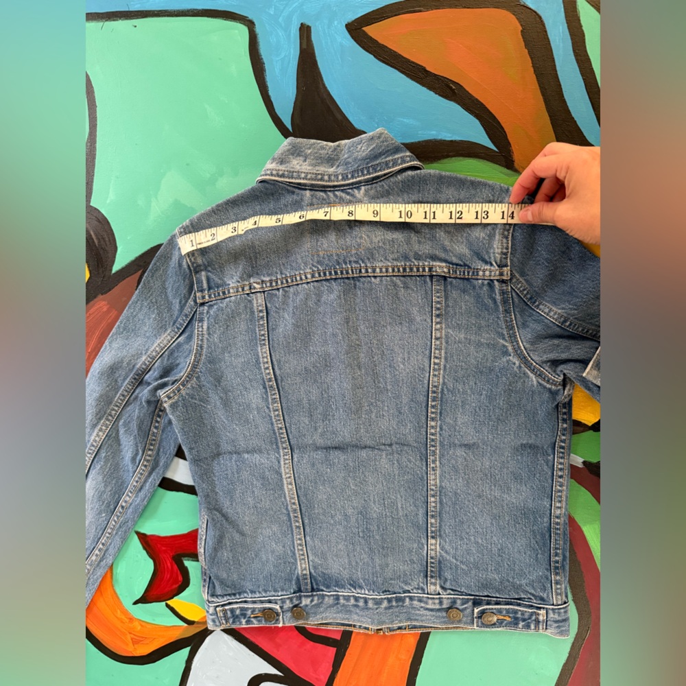 Levi’s Zip-up Blue Denim Jacket - Picture 6 of 6